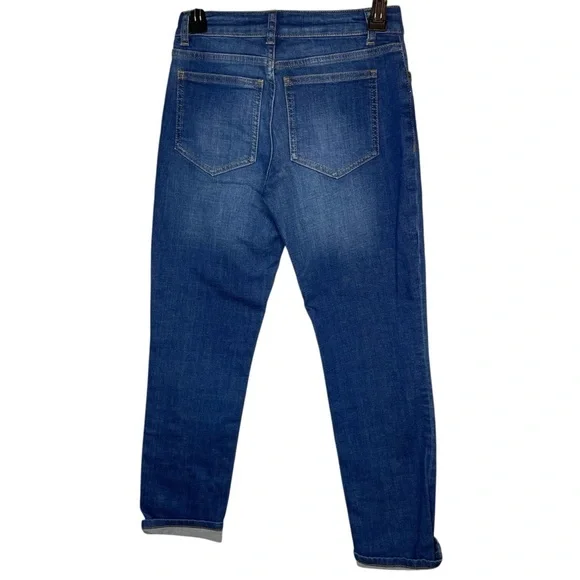 Boden the cavendish girlfriend jeans size 2 Petite embroidered New - Picture 3 of 9